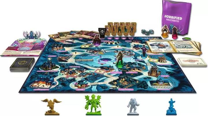Productafbeelding Ravensburger 22892 - Horrified: World of Monsters - Coöperatief en meeslepend bordspel voor iedereen (Duits)
