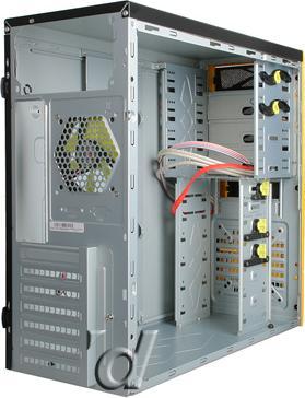 Actual product image In Win Griffin Midi Tower - black/yellow (ATX)