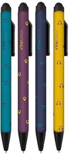 Interdruk Gel-Ölstift 0,5 Icon blau. (24 Stück) (24x)