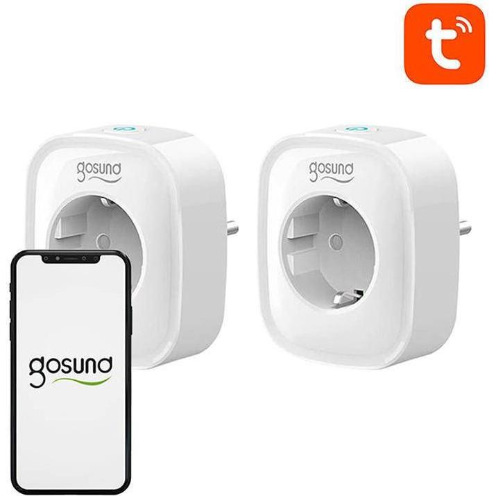 Thumbnail - Gosund, Smart Plug, Smart socket WiFi SP1 (2-pack), Tuya