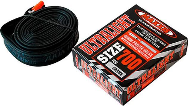 Actual product image Maxxis Ultralight tube 700 x 33/50 SV valve 48 mm (Presta (SV), 28", 48 mm)