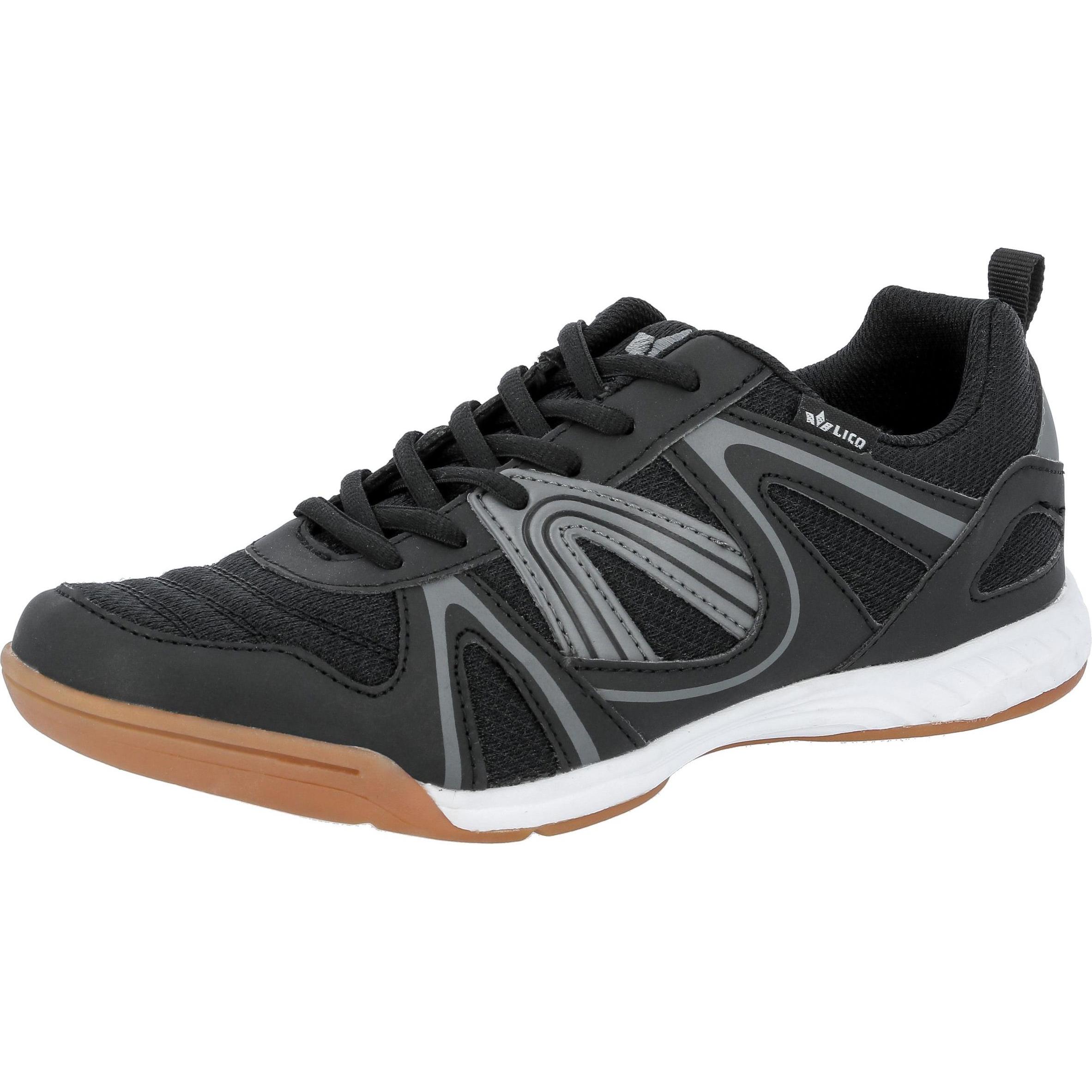 Lico, Herren, Hallenschuhe, Fit Indoor (41), Schwarz