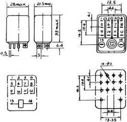 Image du produit Velleman Relais à Usage Intensif 24vdc 3a 4formc (Jqx13f/Dc24)