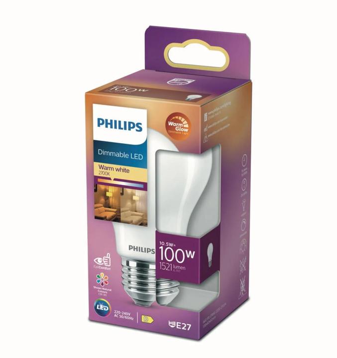 Actual product image Philips Lamp (E27, 10.50 W, 1521 lm, 1 x, D)