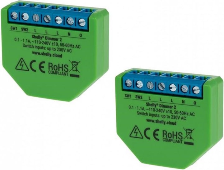Actual product image Shelly Dimmer 2 (Dimming actuator)