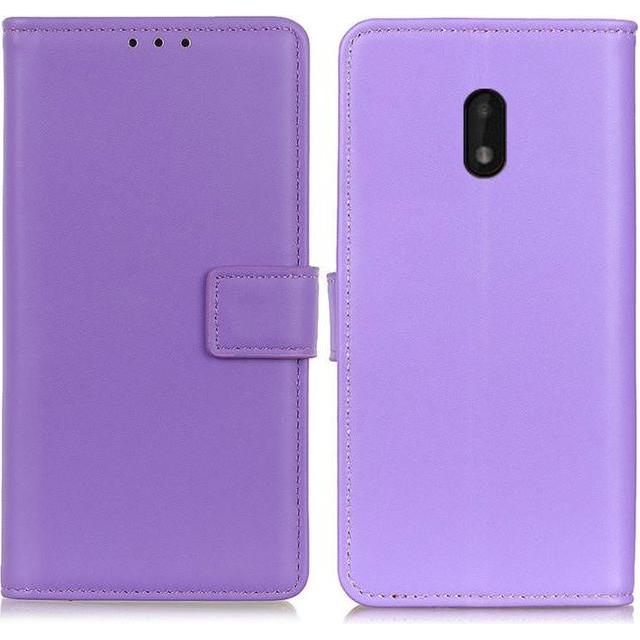 Thumbnail - MU Classic Classic II Leder Bookcover Series (Nokia C1 Plus), Smartphone Hülle, Violett