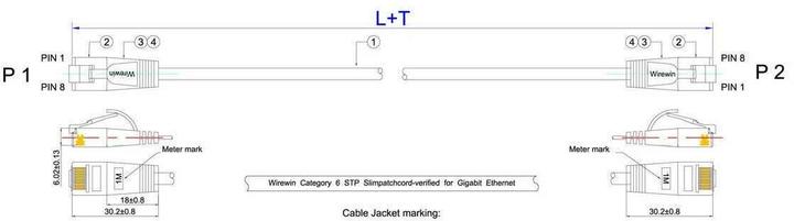 Produktbild Lightwin Netzwerkkabel (F/FTP, CAT6, 5 m)