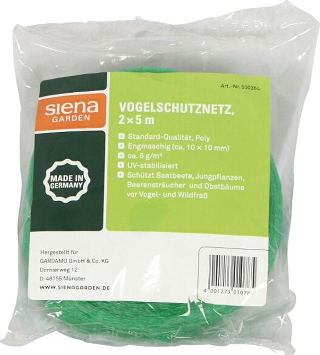 Produktbild Siena Garden Vogelschutznetz 5x2m