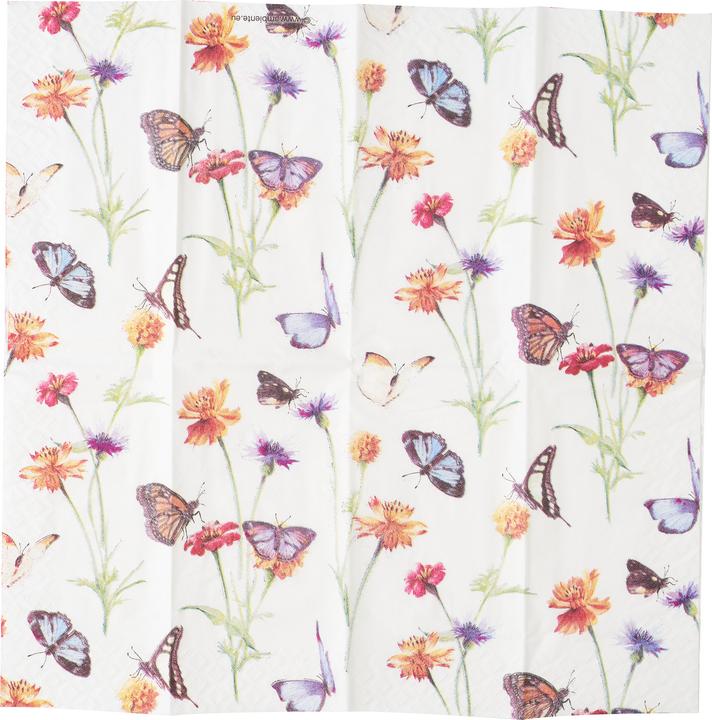 Produktbild Ambiente Papiertaschentücher "Schmetterlingsgarten"