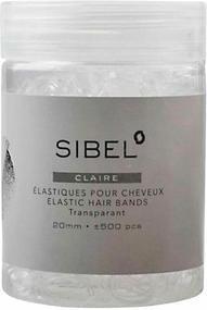 Immagine prodotto Sibel Transparent Elastics 20mm 500 Pieces (Elastico per capelli)