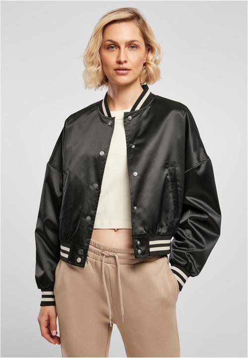 Produktbild Urban Classics Collegejacke Ladies Short Oversized Satin (L)