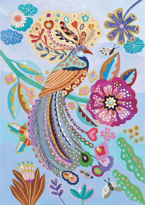 Immagine prodotto Djeco Puzzle Wizzy Bird 50 pezzi (50 pezzi)