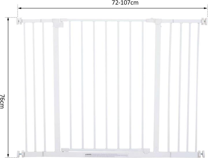 Produktbild Jamb Absperrgitter (72 - 107 cm)
