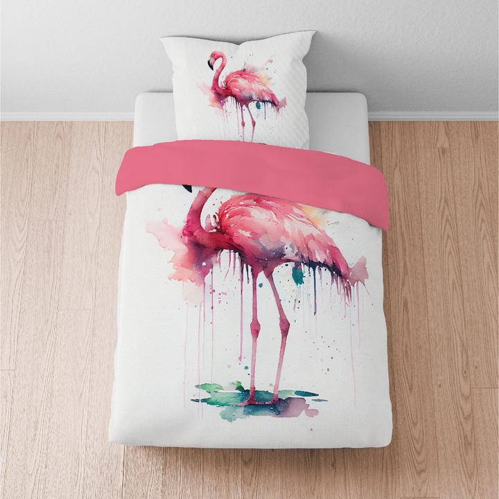 Immagine prodotto Biberna Bettwäsche (Copripiumino, 135 x 200 cm, 80 x 80 cm)