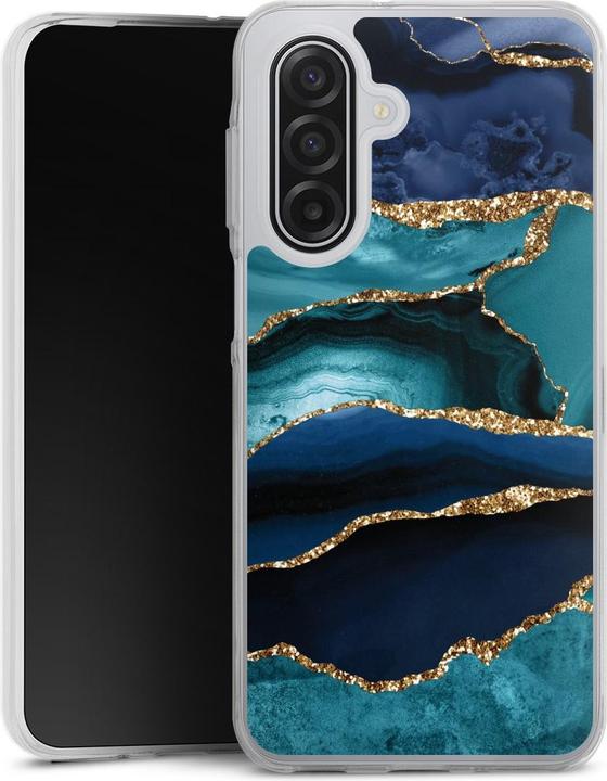 DeinDesign Silikon Hlle fr Samsung Galaxy A17 Handyhlle Case Smartphone  Schutzhlle Glitzer Look Trends