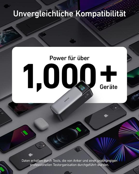 Produktbild Anker 737 (PowerCore 24K) (24000 mAh, 140 W, 88.80 Wh)