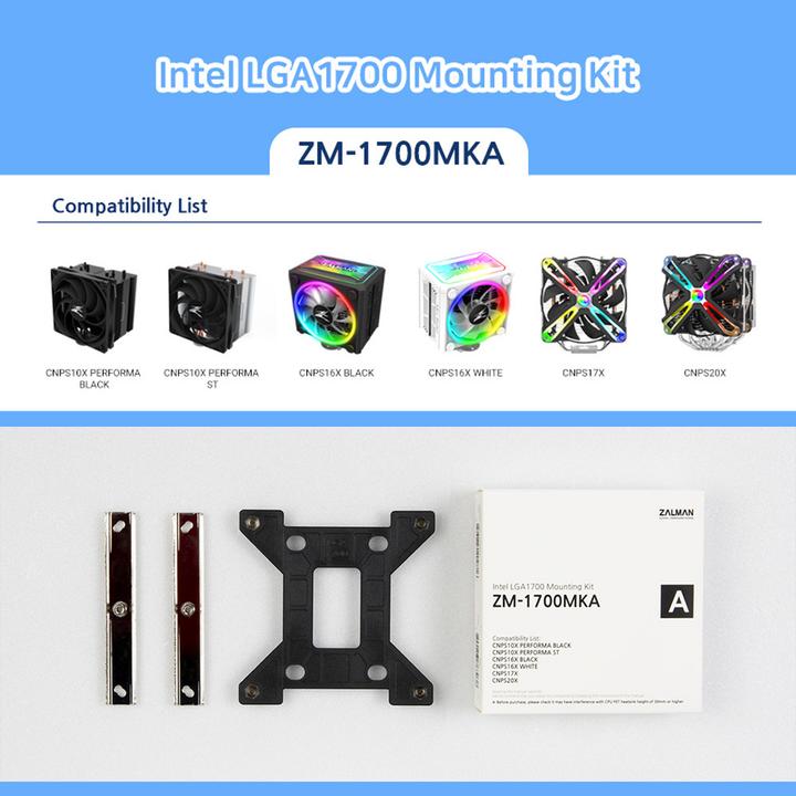 Produktbild Zalman ZM-1700MKA Intel LGA 1700 Mounting Kit