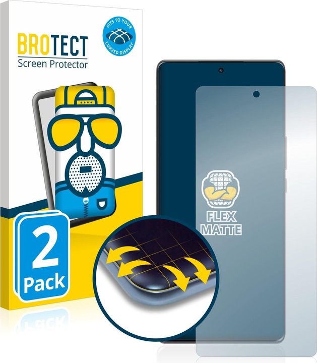 Produktbild BROTECT Full-Cover Displayschutz Matt (2 Stück, Honor Magic 5 Lite)