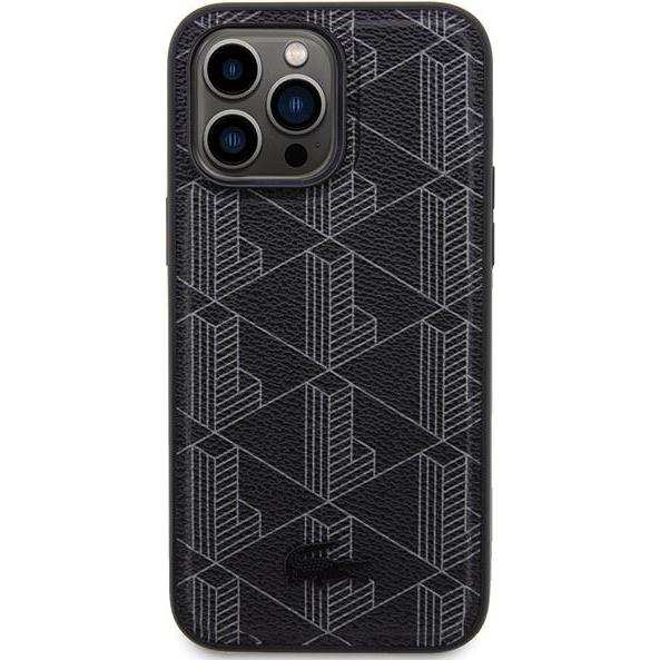 Thumbnail - Lacoste LCHMP15LPBSK iPhone 15 Pro 6.1" czarny/black hardcase Blend Monogram MagSafe (Apple iPhone 15 Pro), Smartphone H...