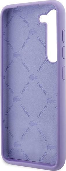 Actual product image Lacoste LCHCS23SSLOU S23 S911 fioletowy/parme hardcase Silicone (Samsung Galaxy S23)