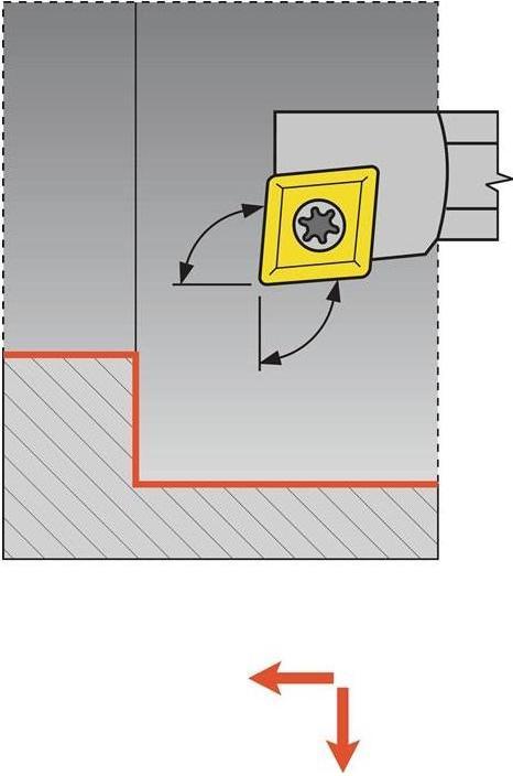 Actual product image Tecwerk Boring bar A25Q-SCLCR 09 nickel-plated right with inner cooling
