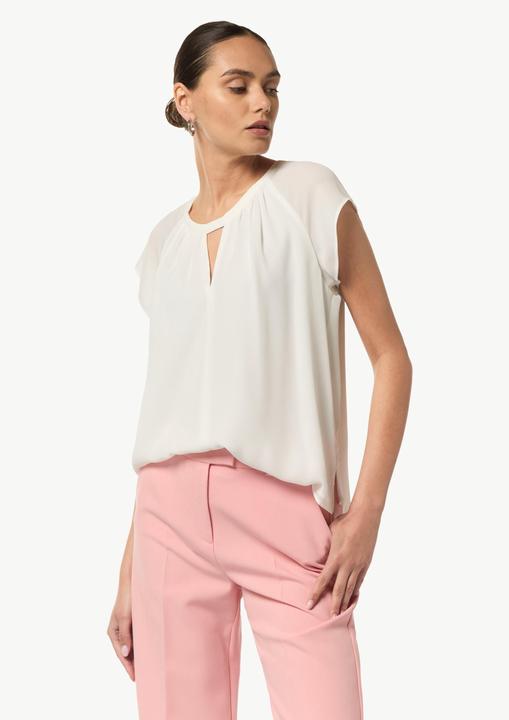 Actual product image Comma Bluse Chiffon-Bluse mit Kappärmeln (34)