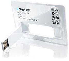 Produktbild Freecom USBCard, Kreditkarten-Format, Weiss (8 GB)