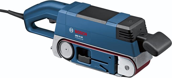 Image du produit Bosch Professional Ponceuse à bande GBS 75 AE, avec coffret, bande abrasive en tissu, sac à poussière, plaque en (Ponceuse à bande, 750 W)