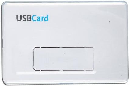 Produktbild Freecom USBCard, Kreditkarten-Format, Weiss (8 GB)