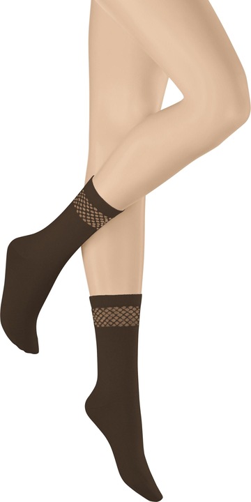 Image du produit Kunert Blue (Lot de 3) Chaussettes femmes, couleur 618 brun, taille 39-40 (Une unité par pack, 39 - 40)