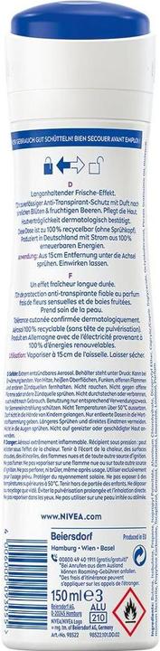 Label énergétique NIVEA Fresh Sensation (Spray, 150 ml)