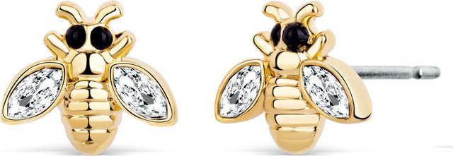 Immagine prodotto Crystalp Bellissimi orecchini a perno placcati oro Bees 40211.CRY. G