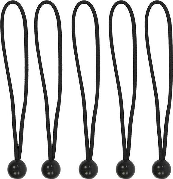 ProPlus Tent tensioner elastic 25cm with plastic ball set of 5 pieces