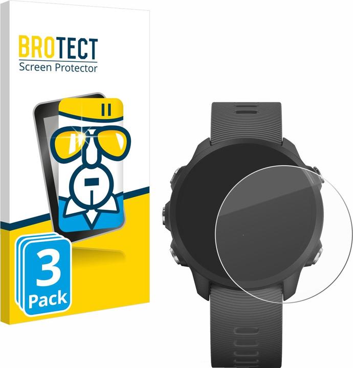 Actual product image BROTECT Armoured tempered glass screen protector (Forerunner 245 music)
