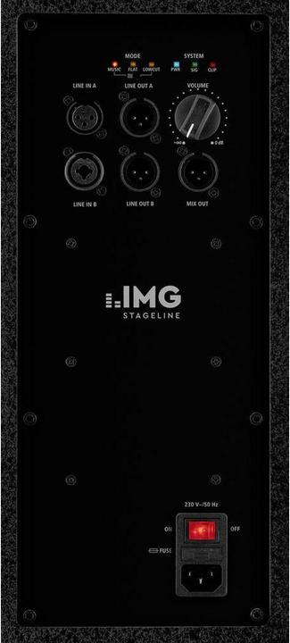 Productafbeelding Img Stage Line PA DSP luidsprekerbox Woofer 290W Tweeter 80W (Actief, 1x 350 W)
