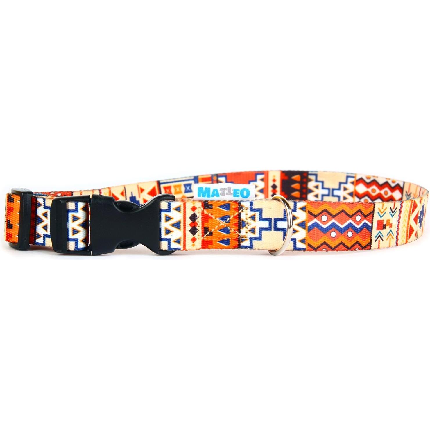 Thumbnail - Matteo Collar Plastic Buckle Boho 24-40 cm - Hundehalsband (Hund), Halsband + Leine