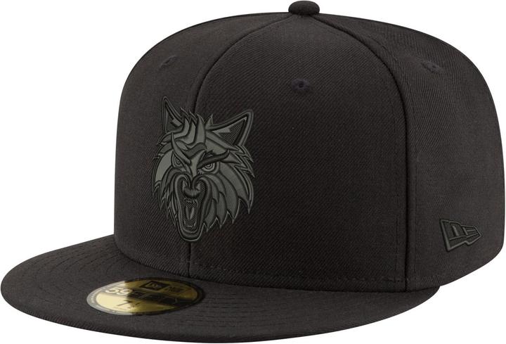 Actual product image New Era 59Fifty Cap NBA BLACK Minnesota Timberwolves - 7 1/4 (7 1/4)