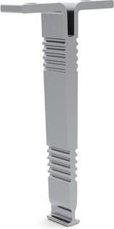Actual product image LEDsON Mounting Bracket For The LED Aluminium Profile 'Alu-Round' - For Cabinet - Silver