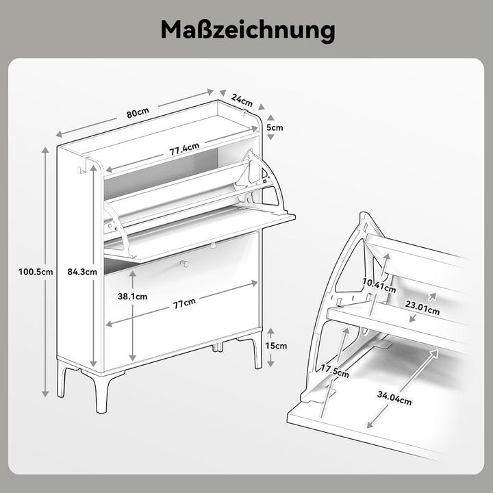 Immagine prodotto Dripex Schuhkipper (80 x 24 x 100.50 cm)