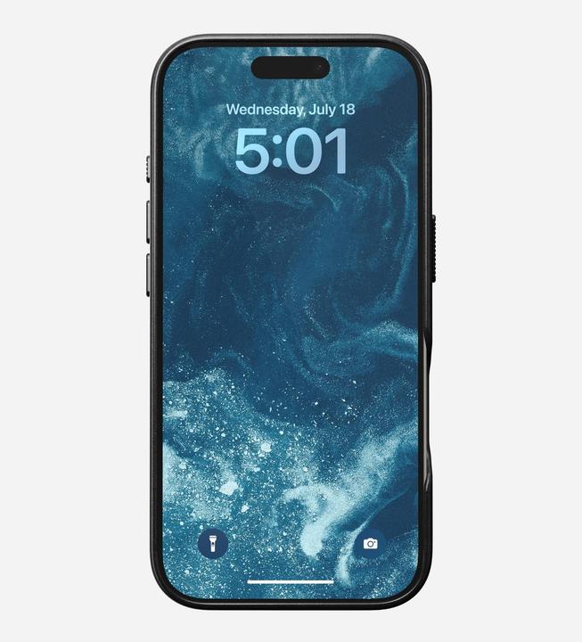 Produktbild Nomad Traditional Horween leather case iPhone 16 Pro - Black (Apple iPhone 16 Pro)