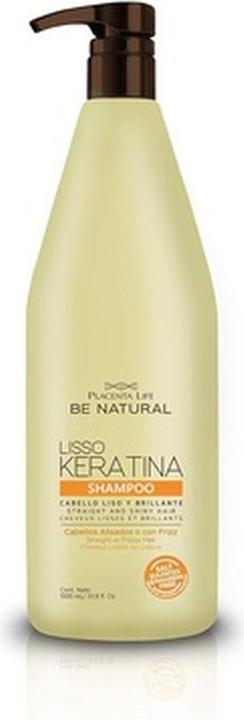 Be Natural Lisso Keratin Shampoo 1L - Plife (1000 ml, Flüssiges Shampoo)