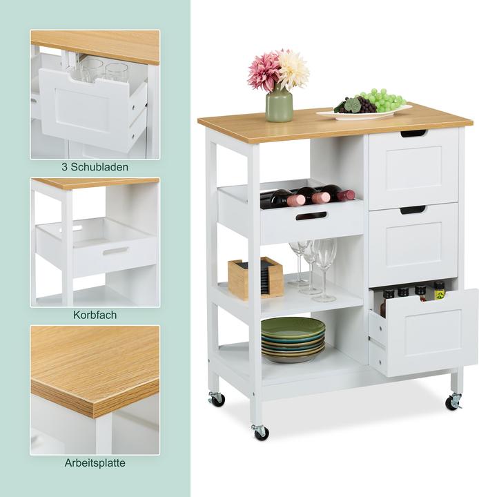 Actual product image Relaxdays Küchenwagen