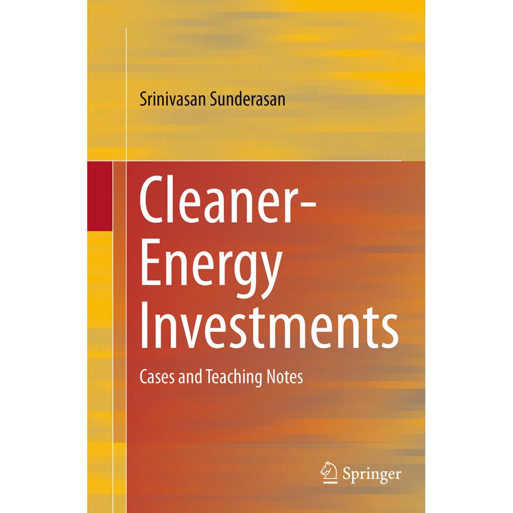 Cleaner-Energy Investments, Fachbücher von Sunderasan Srinivasan
