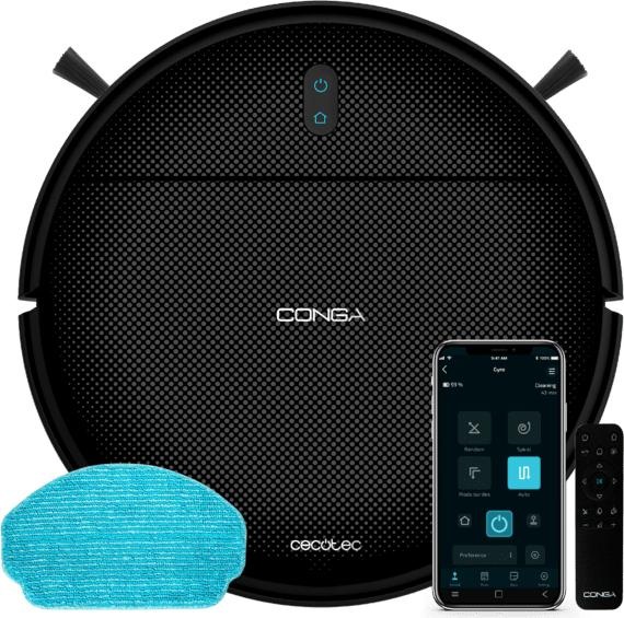 Immagine prodotto Cecotec Conga 999 Origin Genesis, nero (Robot aspirapolvere)