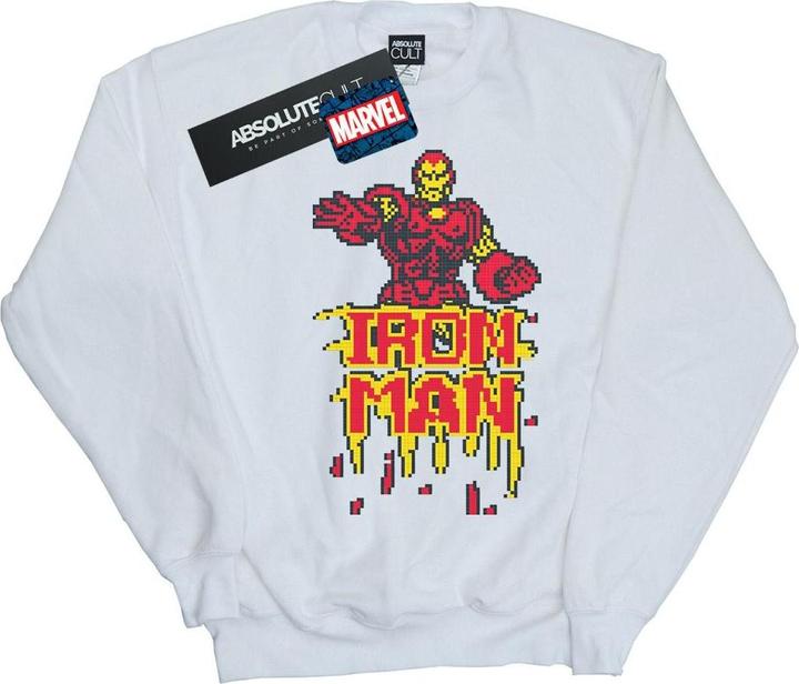 Immagine prodotto Iron Man Pixelated Felpa Ragazze (152, 158)