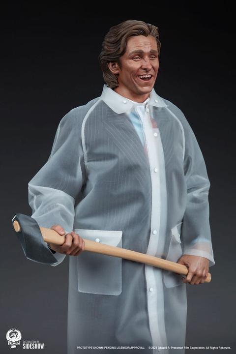 Actual product image PCS American Psycho statuette 1/4 Patrick Bateman Deluxe Version 57 cm