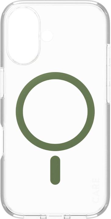 Actual product image PanzerGlass CARE Flagship Case Urban Combat w. Green MagSafe iPhone '24 6.1" (Apple iPhone 16)
