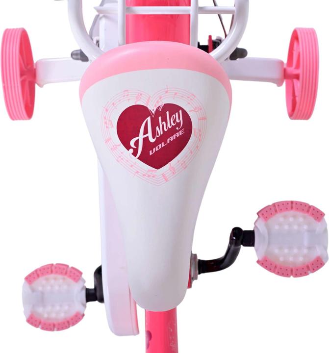 Image du produit Volare Ashley Kinderfiets - Meisjes - 12 inch - Rood/Roze (12")