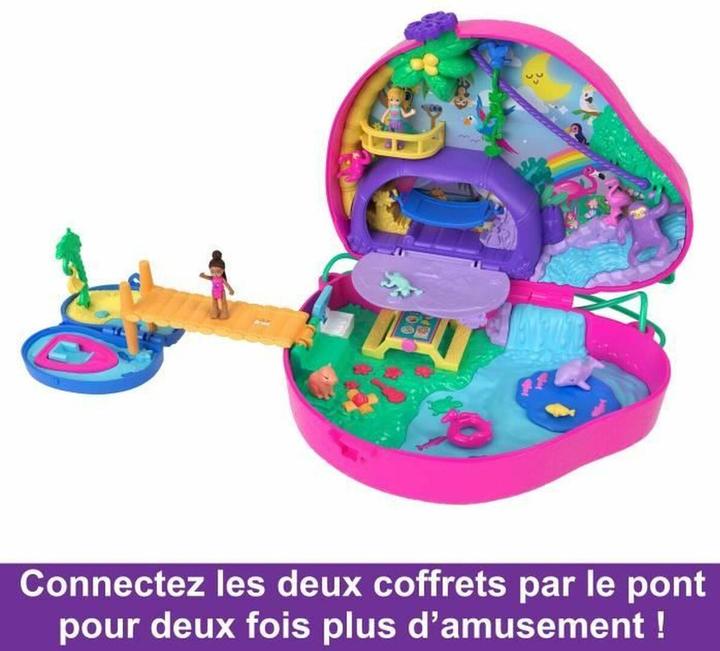 Productafbeelding Polly Pocket Luiaard Familie 2-in-1 Compact Tasje