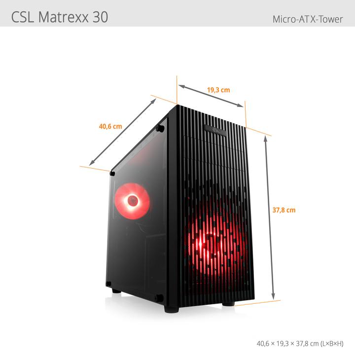 Produktbild CSL M10080 (1000 GB, 16 GB, AMD Ryzen 5 5600G, AMD Radeon Graphics)